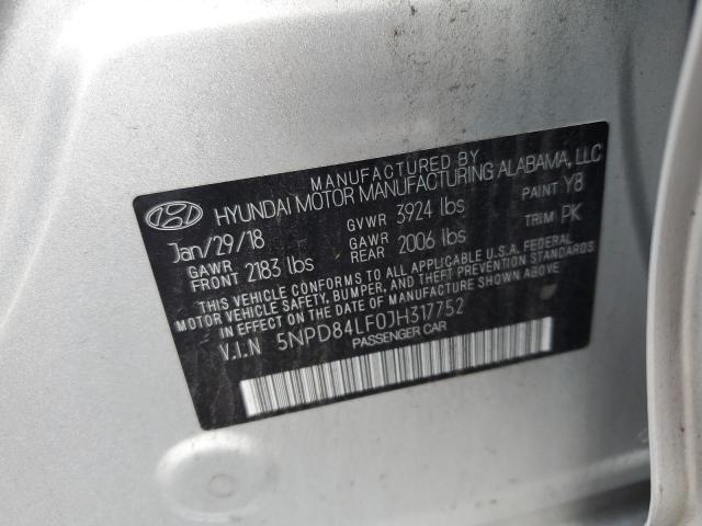 2018 HYUNDAI ELANTRA SE - 5NPD84LF0JH317752