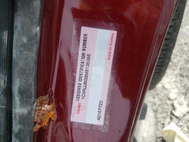 1C4RJJBG8M8135996 Jeep Grand Cherokee L Limited