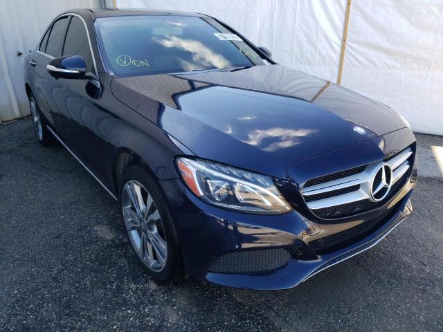 Salvage cars for sale from Copart Riverview, FL: 2015 Mercedes-Benz C 300 4matic