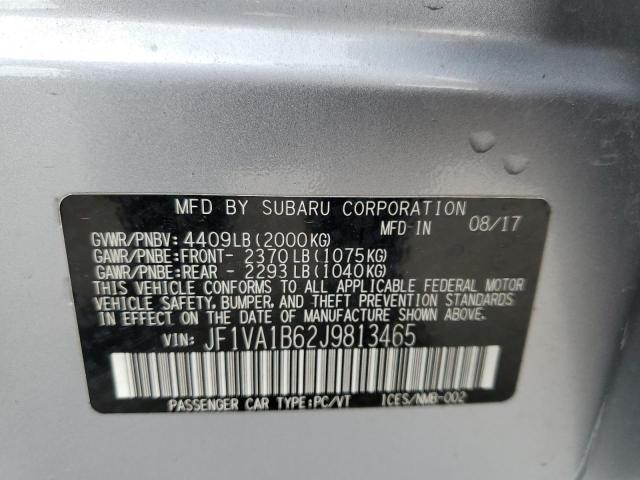 JF1VA1B62J9813465 Subaru WRX