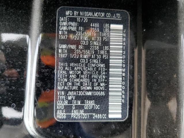 2021 NISSAN ROGUE PLAT JN8AT3DC9MW100686