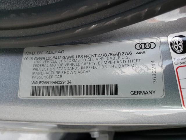 2017 AUDI A6 WAUF2AFC6HN039134