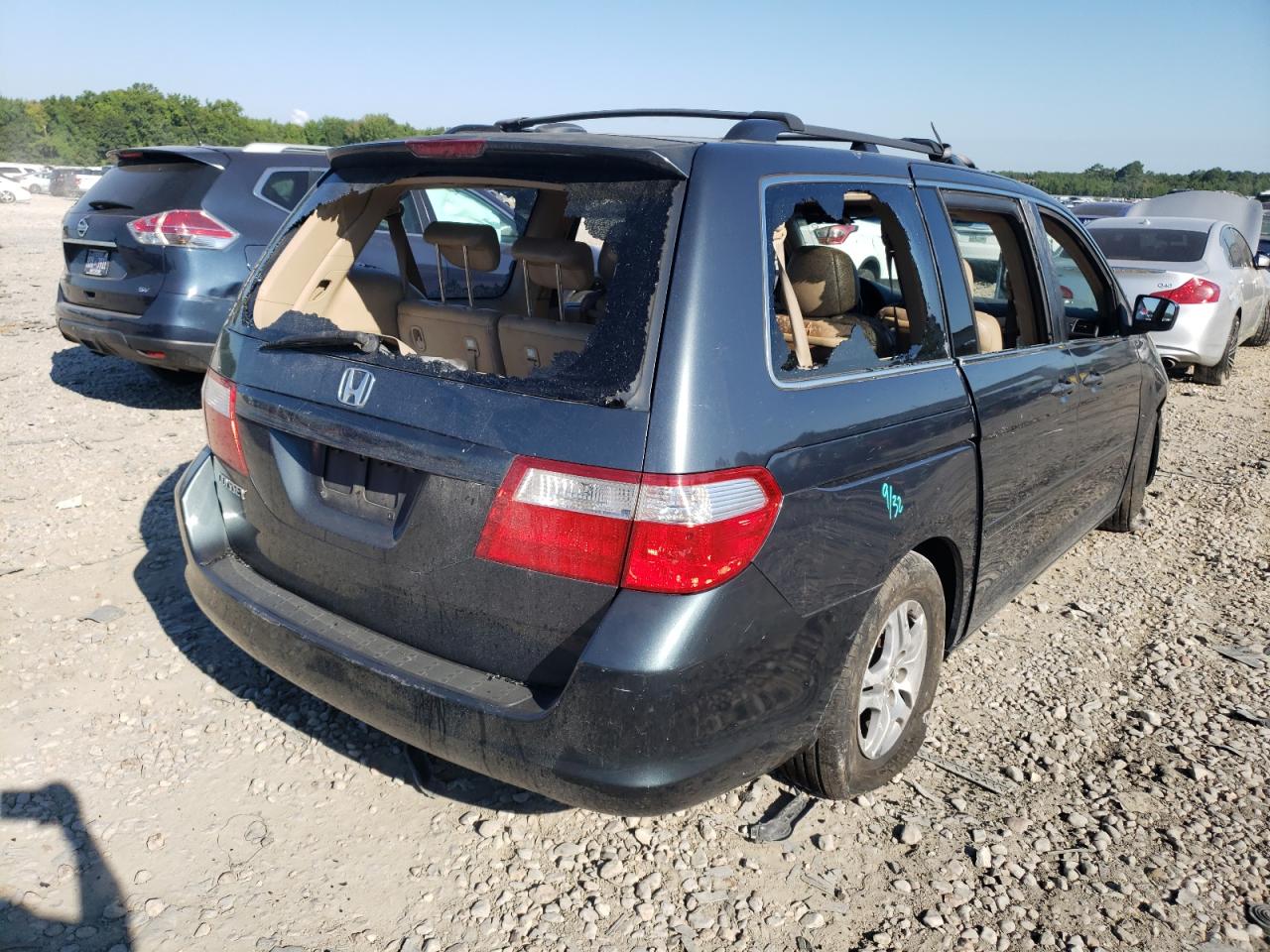 2006 Honda Odyssey Exl VIN: 5FNRL38776B434895 Lot: 63169002