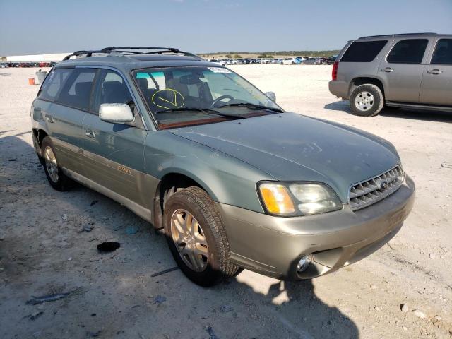 Salvage cars for sale from Copart New Braunfels, TX: 2003 Subaru Legacy Outback