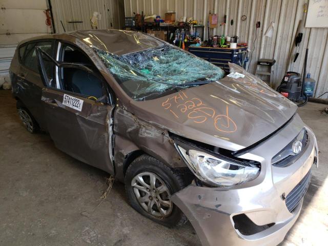 Salvage cars for sale from Copart Lyman, ME: 2013 Hyundai Accent GLS