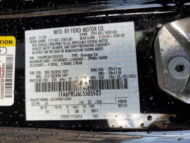 2020 FORD MUSTANG SH 1FA6P8SJ6L5505533