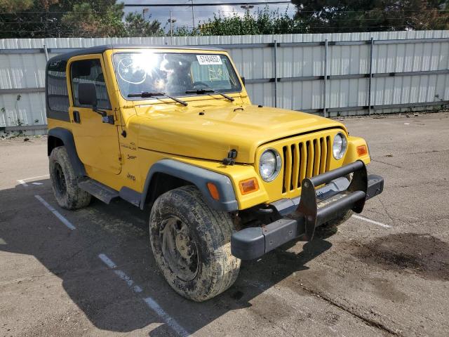 Salvage cars for sale from Copart Moraine, OH: 2001 Jeep Wrangler