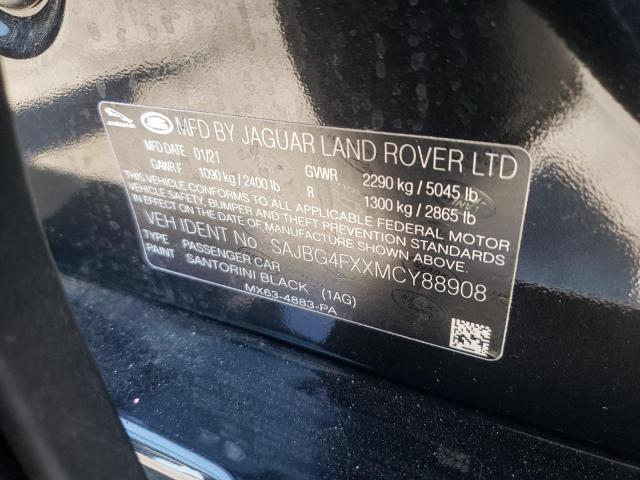 2021 JAGUAR XF SE SAJBG4FXXMCY88908