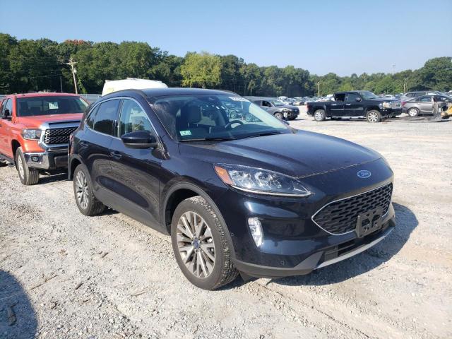 Salvage cars for sale from Copart Gastonia, NC: 2021 Ford Escape Titanium