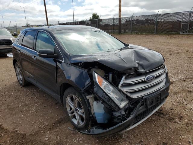 Salvage cars for sale from Copart Billings, MT: 2016 Ford Edge Titanium