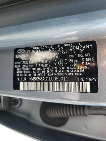 2020 HYUNDAI KONA ULTIM - KM8K53AG1LU059011