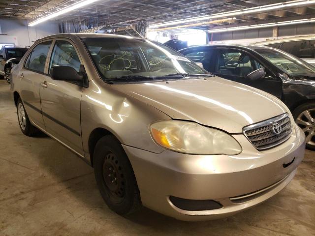 Salvage cars for sale from Copart Wheeling, IL: 2007 Toyota Corolla CE
