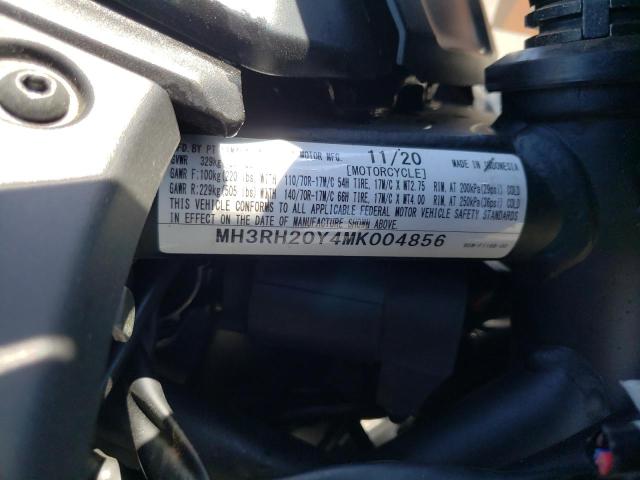 2021 YAMAHA MT-03 MH3RH20Y4MK004856