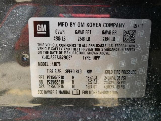 2018 BUICK ENCORE PRE - KL4CJASB7JB720037