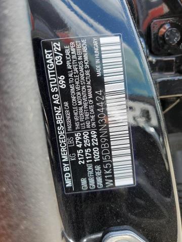 2022 MERCEDES-BENZ CLA 45 AMG W1K5J5DB9NN304424