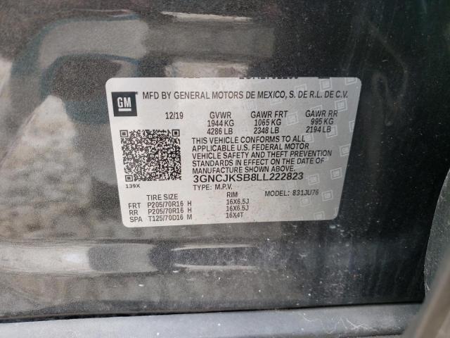 2020 CHEVROLET TRAX LS 3GNCJKSB8LL222823