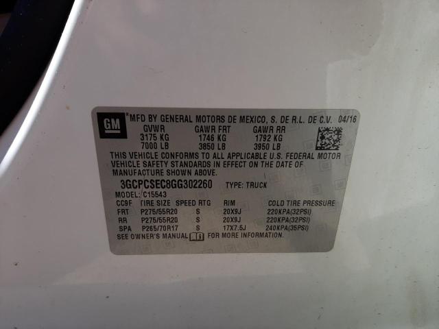 2016 CHEVROLET SILVRDO LT 3GCPCSEC8GG302260