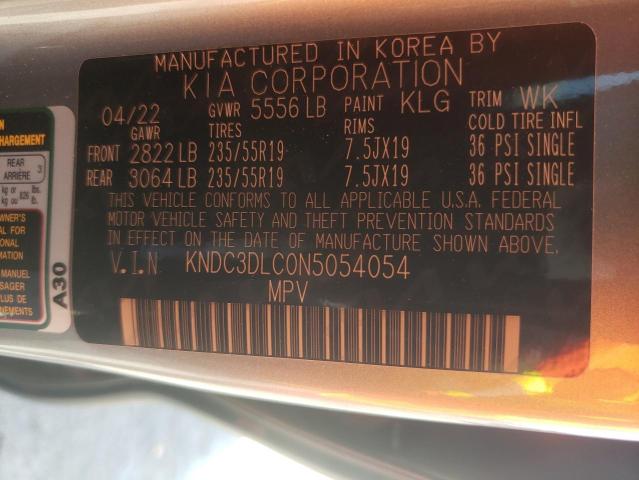 2022 KIA EV6 LIGHT KNDC3DLC0N5054054