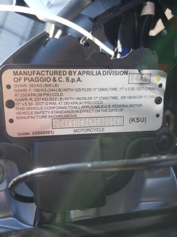 2021 APRILIA TUONO 660 - ZD4KSUE06MS000568