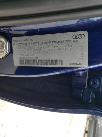 VIN WAUEFGFF8F1047396 2015 AUDI A3 no.10