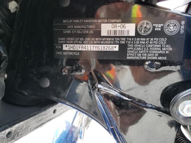 2007 HARLEY-DAVIDSON FLHRCI 1HD1FR4117Y618268