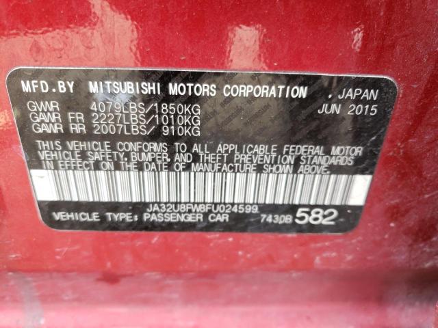 2015 MITSUBISHI LANCER GT JA32U8FW8FU024599