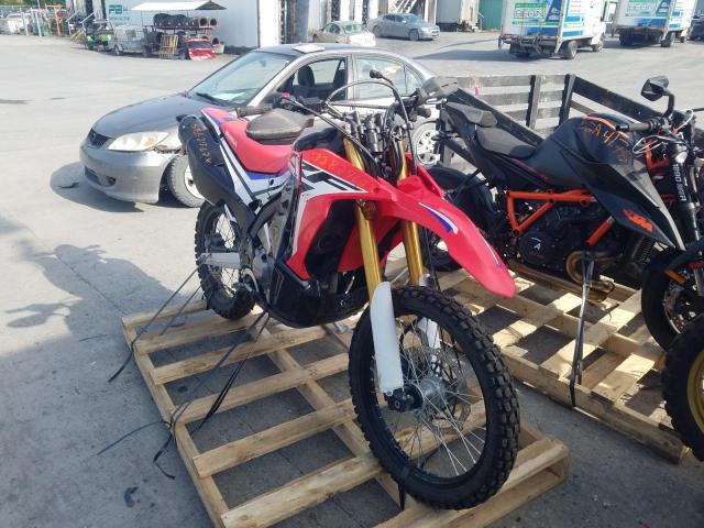 Salvage cars for sale from Copart Montreal Est, QC: 2018 Honda CRF250 L