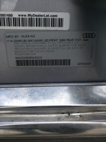 WAU32AFD8FN025079 | 2015 AUDI A8 L QUATT