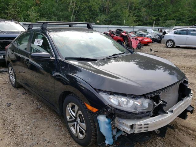 Salvage cars for sale from Copart Lyman, ME: 2017 Honda Civic LX