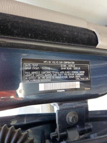 YV1RS592382690940 Volvo S60 2.5T