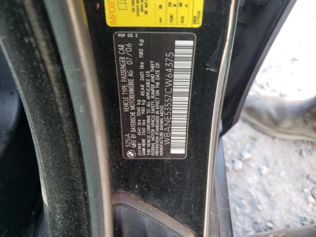 WBANE53557CW64375 BMW 525 I