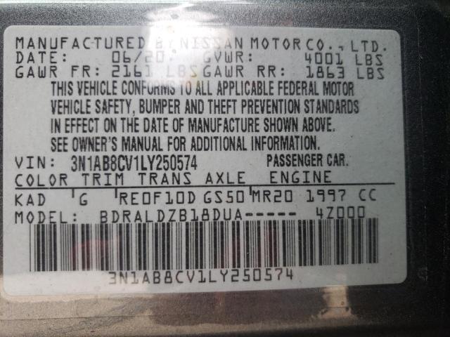 2020 NISSAN .4X2XE 3N1AB8CV1LY250574