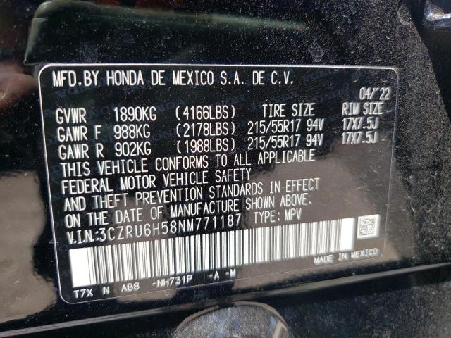 3CZRU6H58NM771187 2022 HONDA HR-V - Image 10