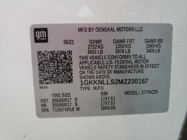 2021 GMC ACADIA AT4 1GKKNLLS2MZ230167