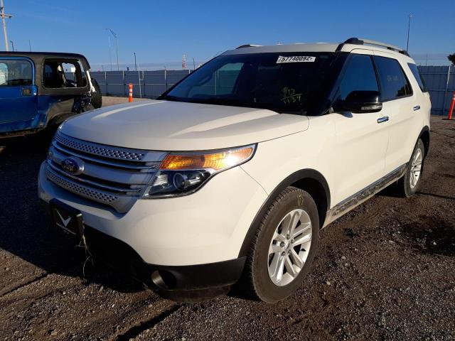 VIN: 1FMHK8D8XCGA41139 Auction: COPART Lot: 57740092 Location: NE - LINCOLN 1FMHK8D8XCGA41139 FORD EXPLORER 2012 WHITE Photo 2