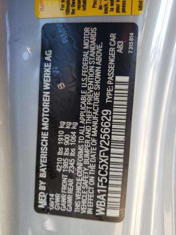 2015 BMW 228 I WBA1F5C5XFV256629