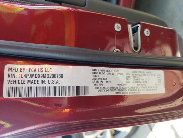 1C4PJMDX9MD200738 Jeep Grand Cher