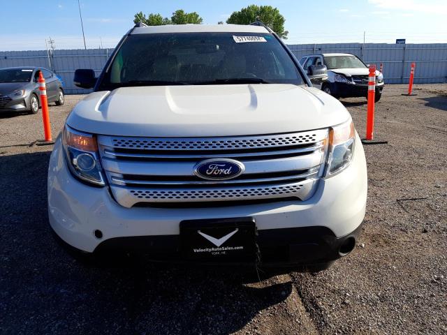 VIN: 1FMHK8D8XCGA41139 Auction: COPART Lot: 57740092 Location: NE - LINCOLN 1FMHK8D8XCGA41139 FORD EXPLORER 2012 WHITE Photo 9