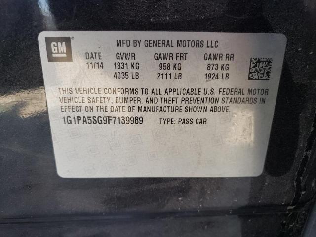 2015 CHEVROLET CRUZE LS - 1G1PA5SG9F7139989