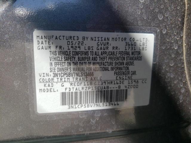 2022 NISSAN KICKS 3N1CP5BV7NL513466