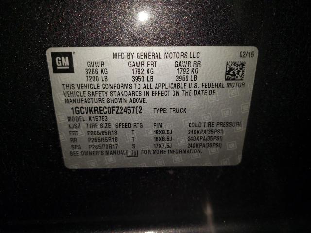 2015 CHEVROLET SILVRDO LT 1GCVKREC0FZ245702