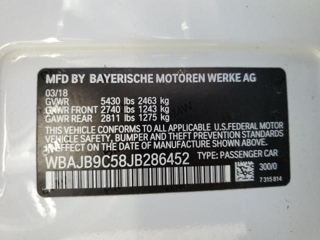 2018 BMW M550XI WBAJB9C58JB286452