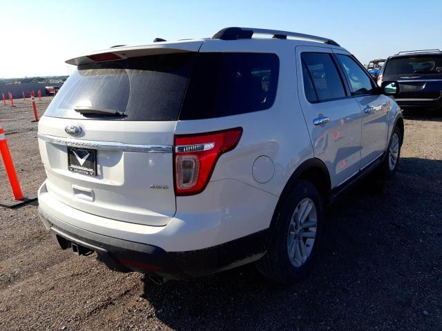 VIN: 1FMHK8D8XCGA41139 Auction: COPART Lot: 57740092 Location: NE - LINCOLN 1FMHK8D8XCGA41139 FORD EXPLORER 2012 WHITE Photo 4