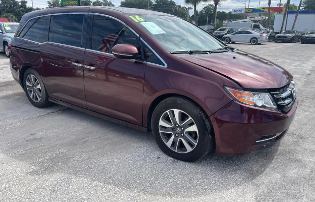Salvage cars for sale from Copart Jacksonville, FL: 2016 Honda Odyssey TO
