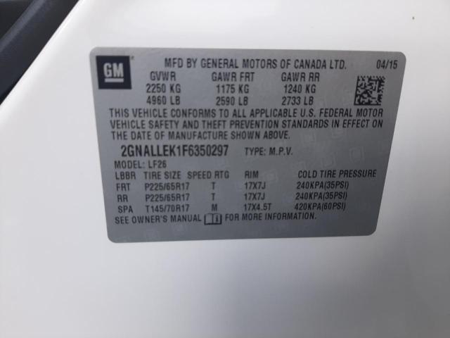 2015 CHEVROLET EQUINOX L 2GNALLEK1F6350297