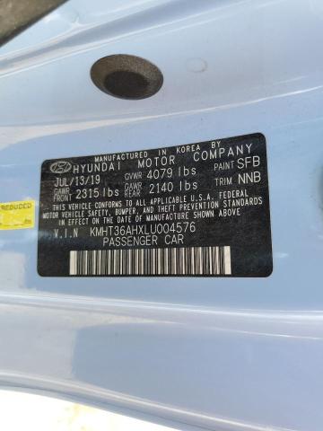 2020 HYUNDAI VELOSTER N KMHT36AHXLU004576