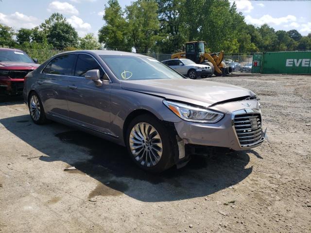 Salvage cars for sale at Marlboro, NY auction: 2018 Genesis G90 Ultima