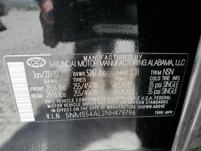 2022 HYUNDAI SANTA FE C 5NMS54AL2NH479796