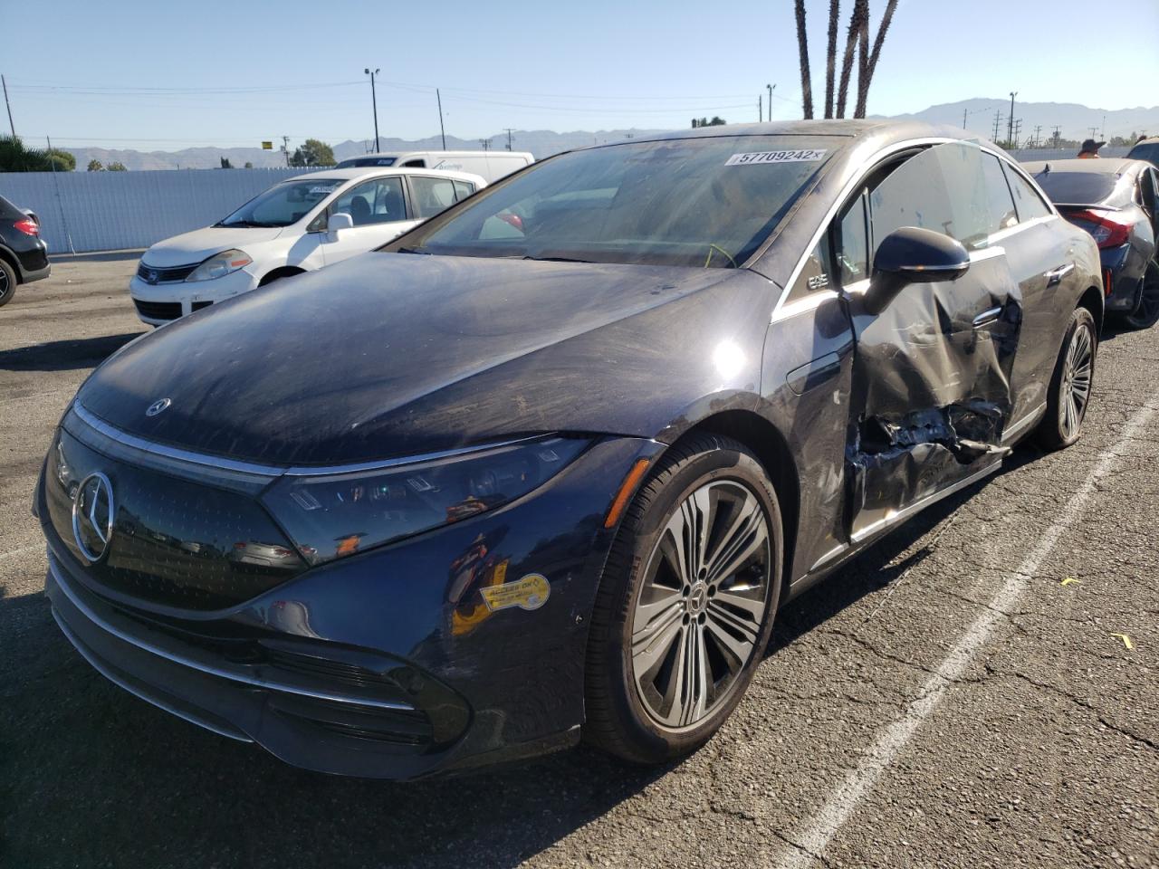 2022 Mercedes-Benz Eqs 450+ VIN: W1KCG2DB6NA001001 Lot: 57709242