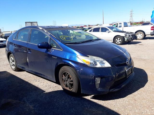 Salvage cars for sale from Copart Tucson, AZ: 2015 Toyota Prius